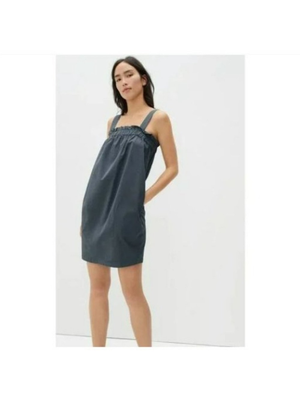 Everlane Organic Cotton Paper Bag Dress